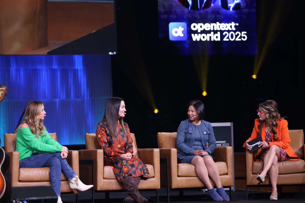 OpenText World Nashville fireside panel with Erin McCabe